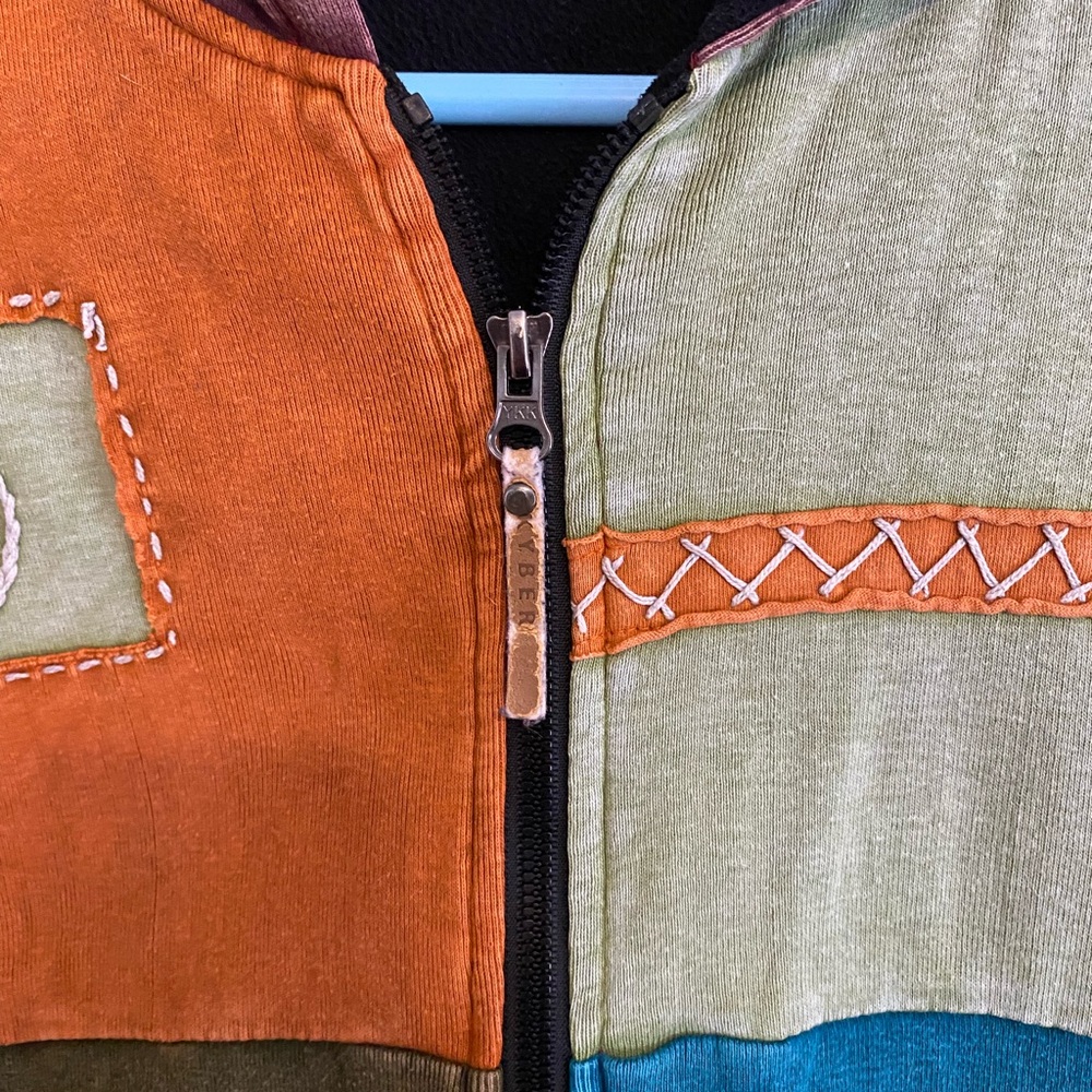 Kyber Outerwear Patchwork Fleece Lined Jacket - image 5